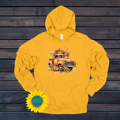 Sunflower Truck Hoodie