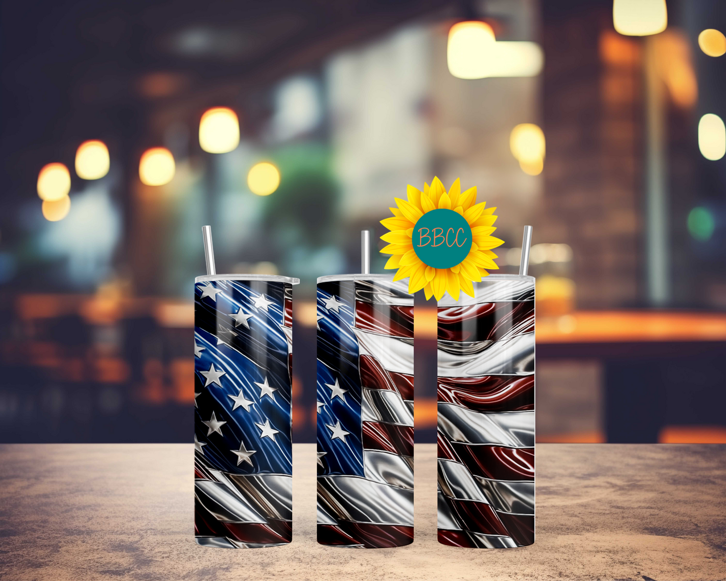 Metal Flag Tumbler