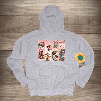 Western Valentine Hoodie