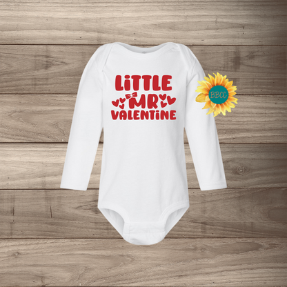 Little Mr Valentine Long Sleeve Jumpsuit