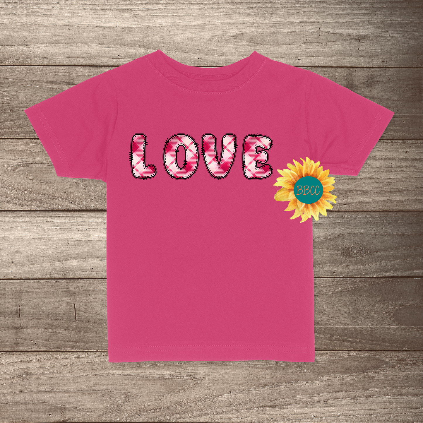 Plaid Love T-Shirt