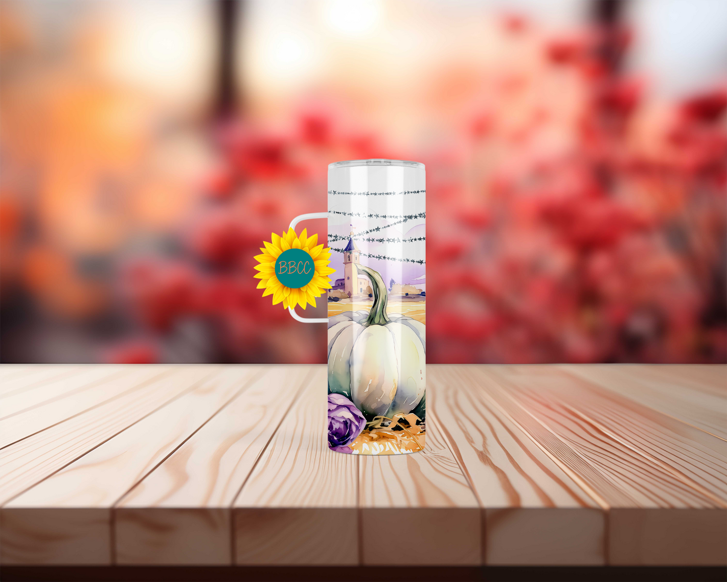 Purple Pumpkins Tumbler