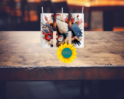 3D Eagle Tumbler
