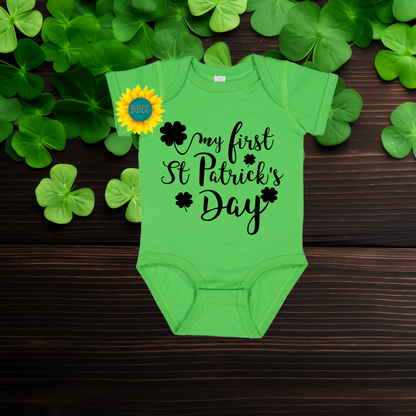 Baby My First St. Patrick’s Day Romper
