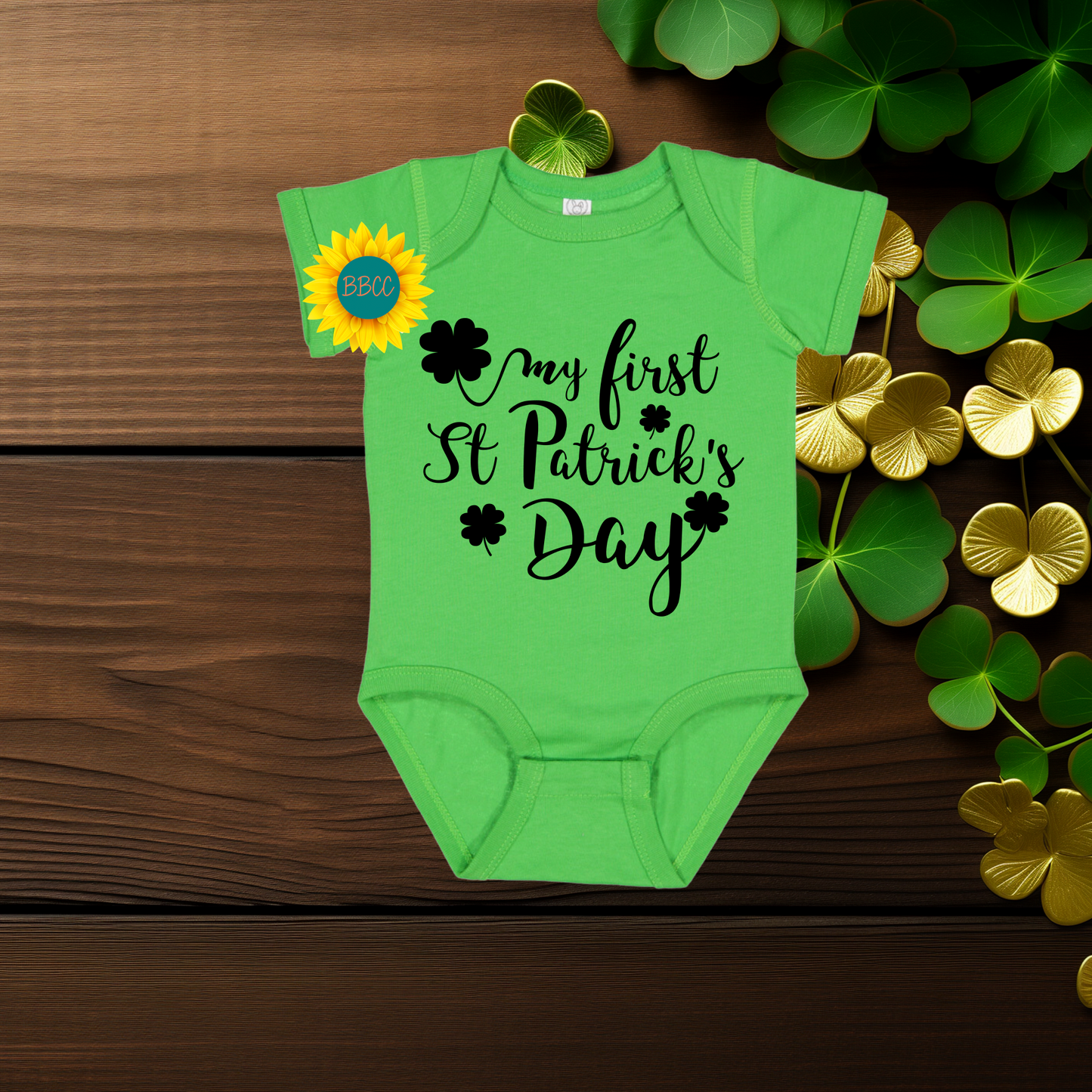 Baby My First St. Patrick’s Day Romper