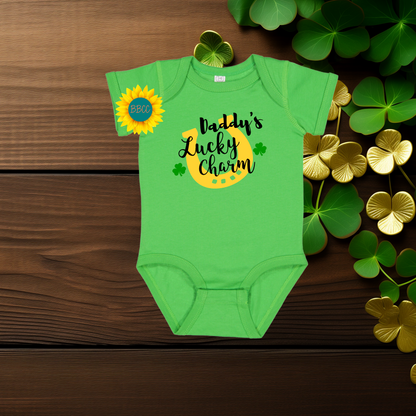 Daddy's Lucky Charm Baby Romper – St. Patrick’s Day