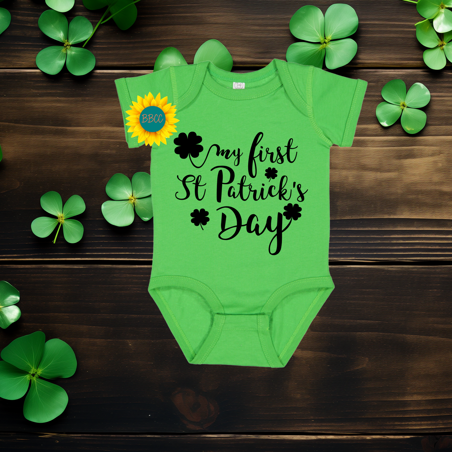 Baby My First St. Patrick’s Day Romper