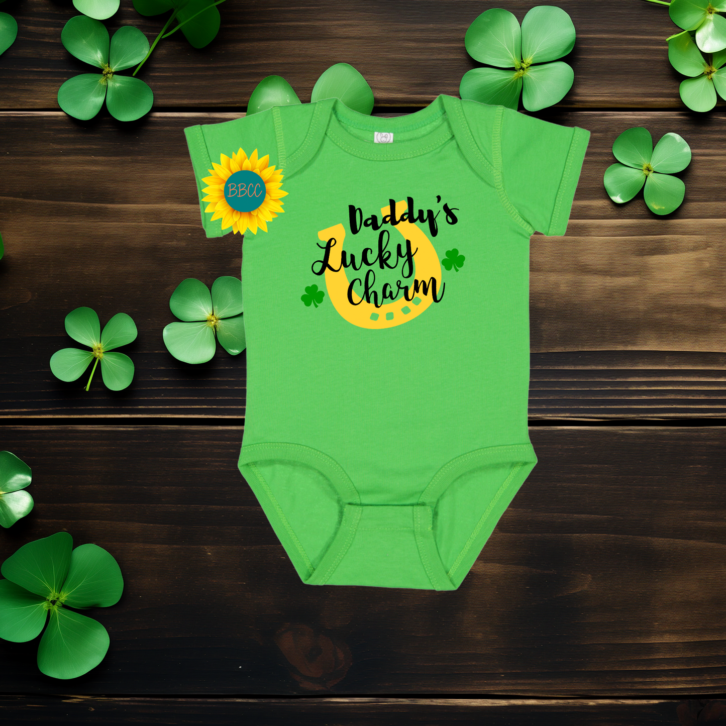 Daddy's Lucky Charm Baby Romper – St. Patrick’s Day