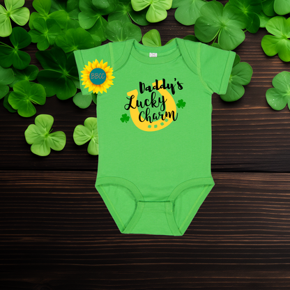Daddy's Lucky Charm Baby Romper – St. Patrick’s Day