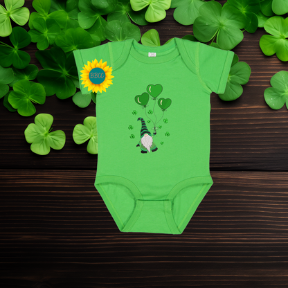 Baby St. Patrick’s Day Gnome Baby Romper