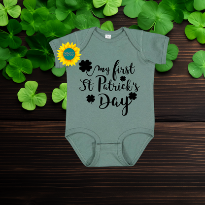 Baby My First St. Patrick’s Day Romper