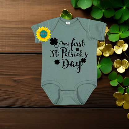 Baby My First St. Patrick’s Day Romper