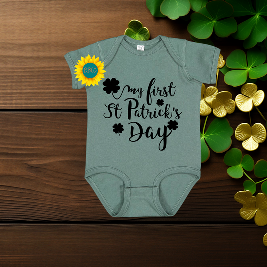 Baby My First St. Patrick’s Day Romper