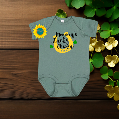 Baby Mommy's Lucky Charm Baby Romper – St. Patrick’s Day