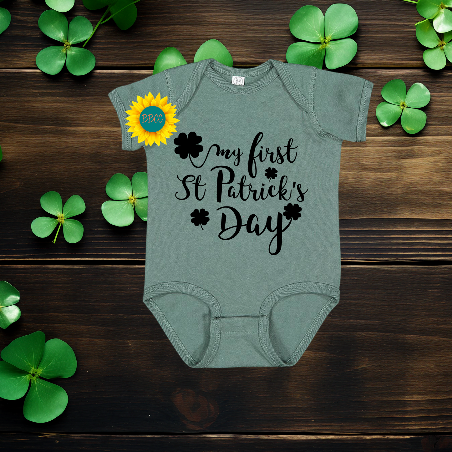 Baby My First St. Patrick’s Day Romper