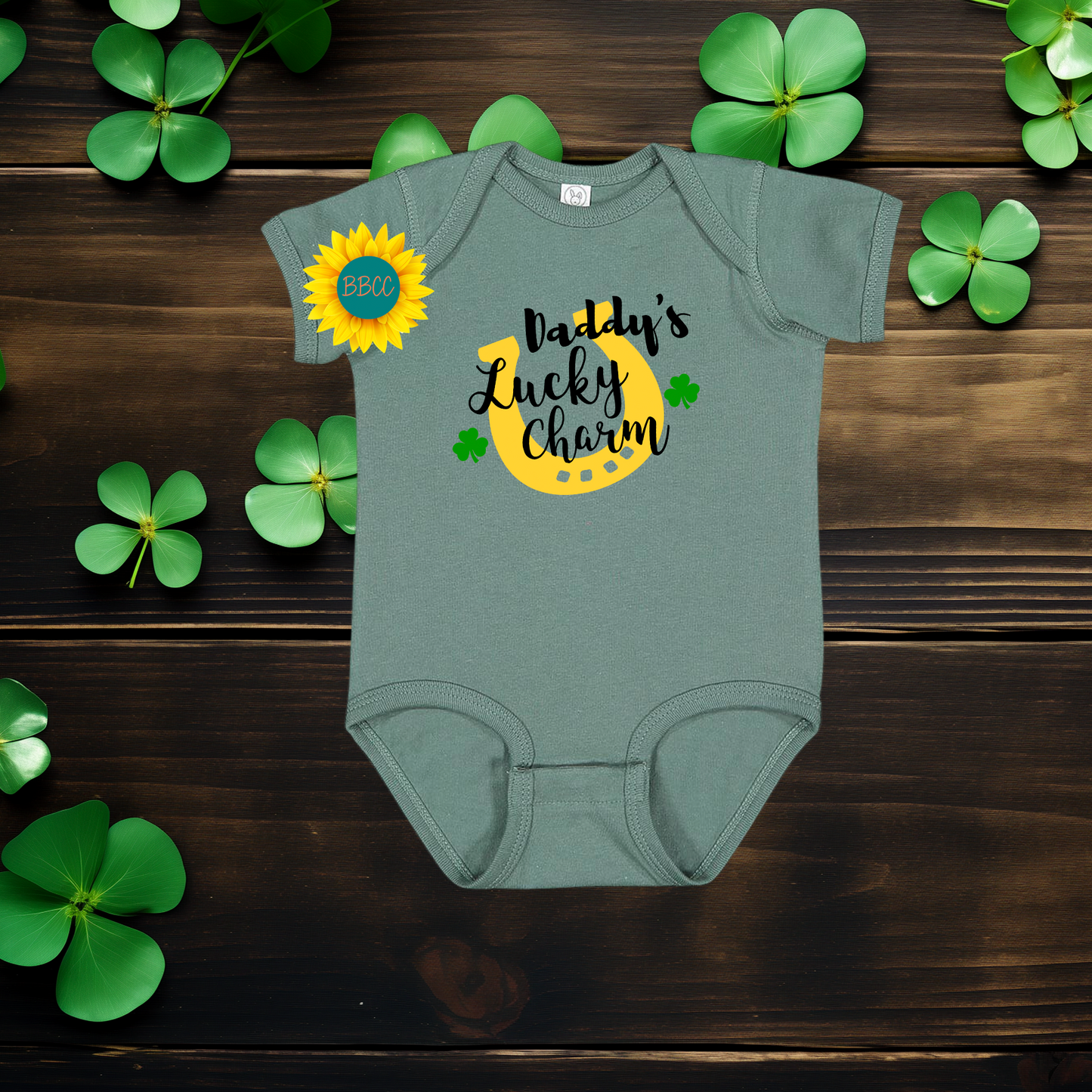 Daddy's Lucky Charm Baby Romper – St. Patrick’s Day