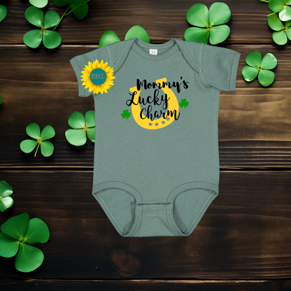 Baby Mommy's Lucky Charm Baby Romper – St. Patrick’s Day