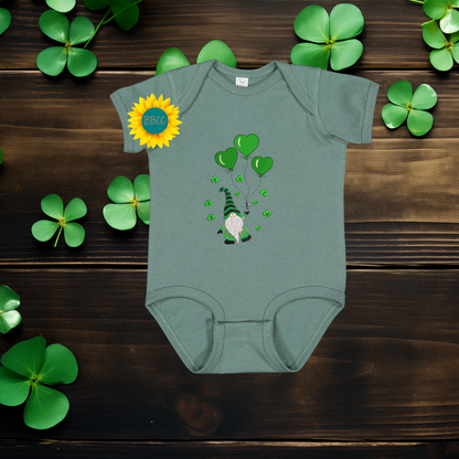 Baby St. Patrick’s Day Gnome Baby Romper