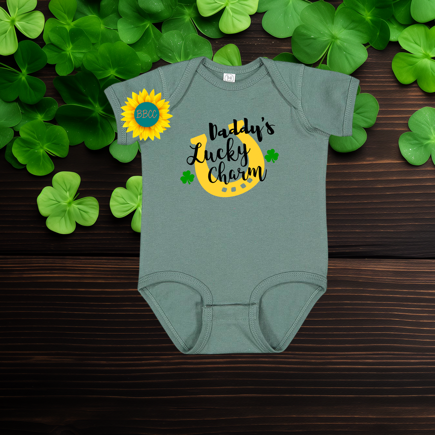Daddy's Lucky Charm Baby Romper – St. Patrick’s Day