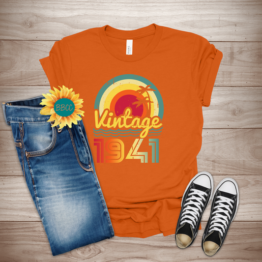 Vintage 1941 Adult T-Shirt