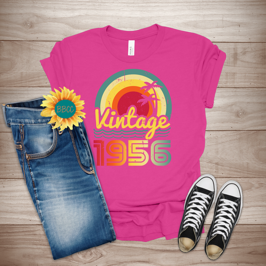 Vintage 1956 Adult T-Shirt