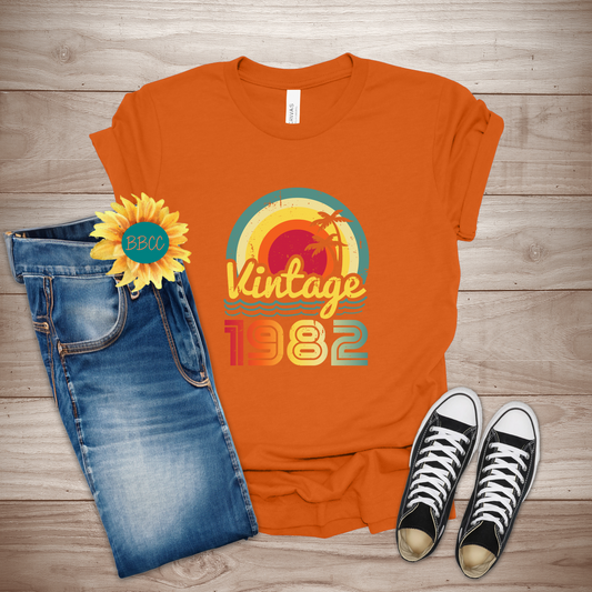 Vintage 1982 Adult T-Shirt