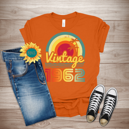 Vintage 1962 Adult T-Shirt
