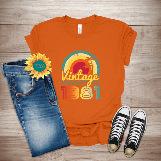 Vintage 1981 Adult T-Shirt