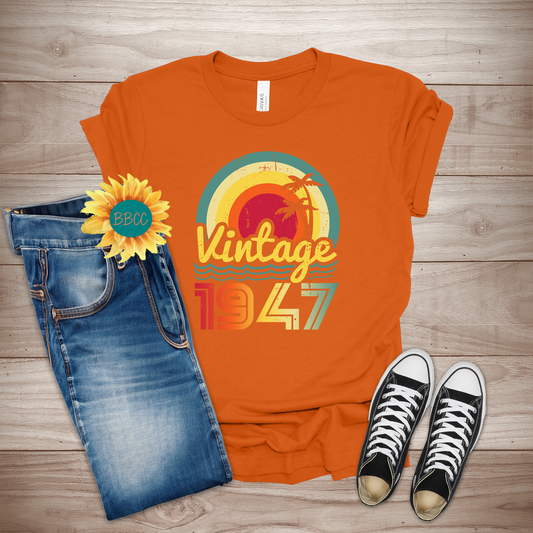 Vintage 1947 Adult T-Shirt