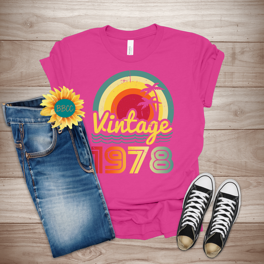 Vintage 1978 Adult T-Shirt