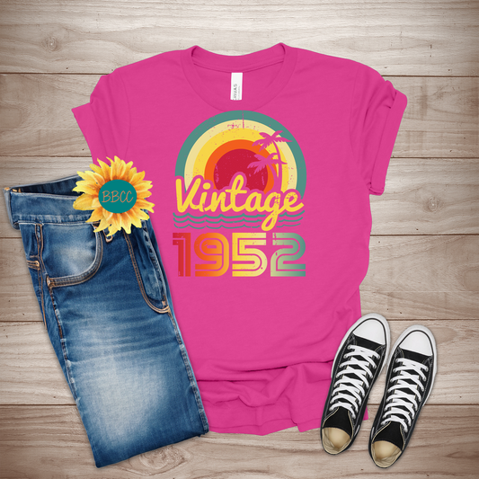 Vintage 1952 Adult T-Shirt