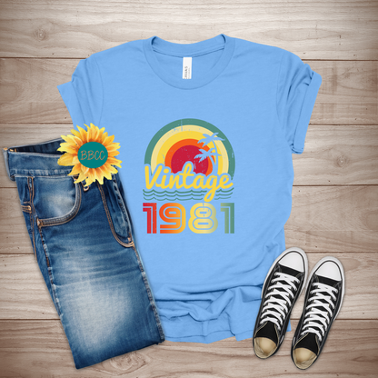 Vintage 1981 Adult T-Shirt