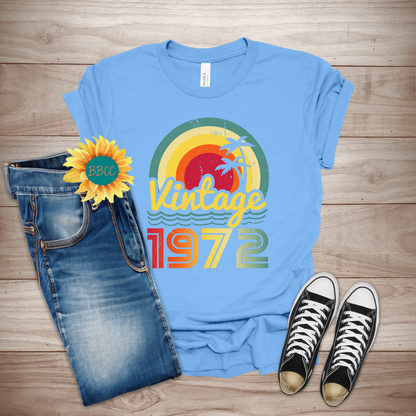 Vintage 1972 Adult T-Shirt