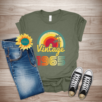 Vintage 1965 Adult T-Shirt