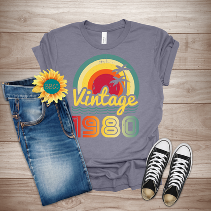 Vintage 1980 Adult T-Shirt