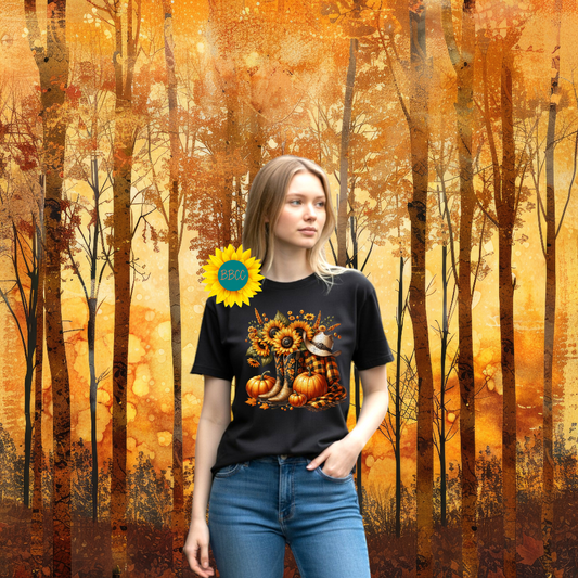 Cowgirl Fall T - Shirt