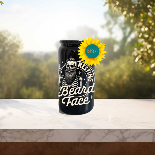 Bearded Skull Tumbler