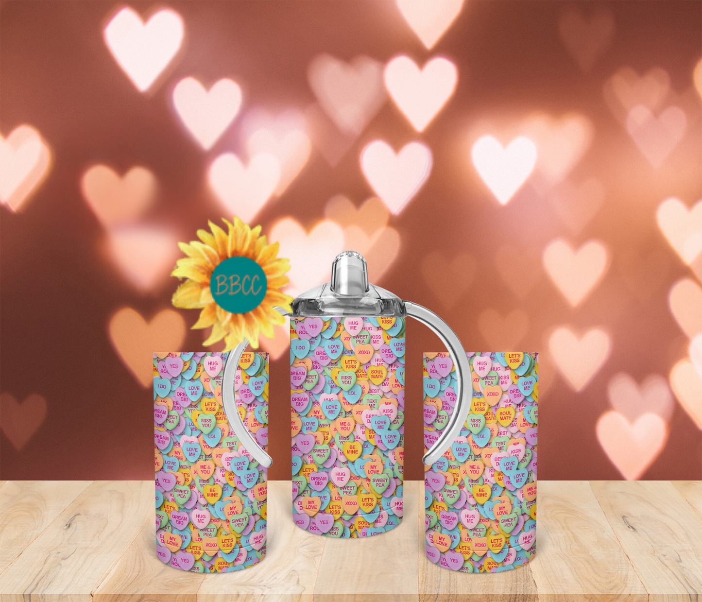 Candy Hearts Tumbler
