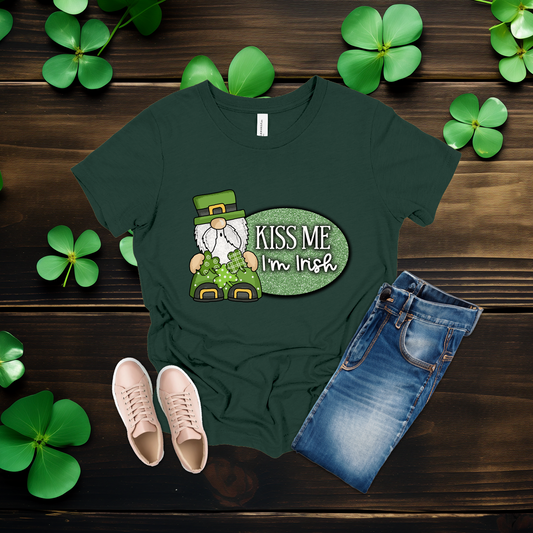 Youth Kiss Me I’m Irish Gnome T-Shirt