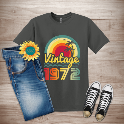 Vintage 1972 Adult T-Shirt