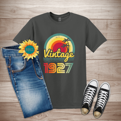 Vintage 1927 Adult T-Shirt