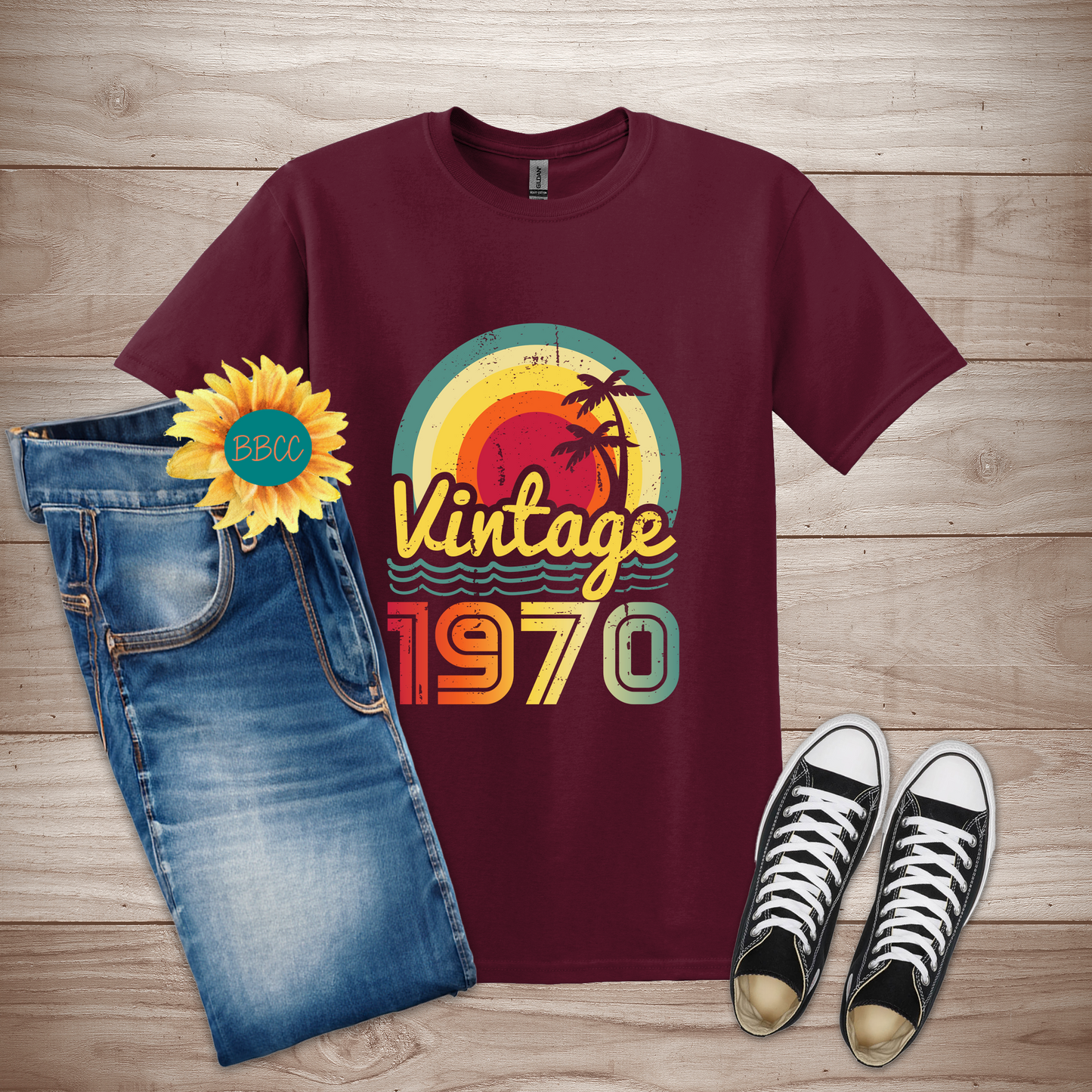 Vintage 1970 Adult T-Shirt
