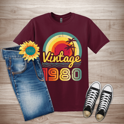 Vintage 1980 Adult T-Shirt