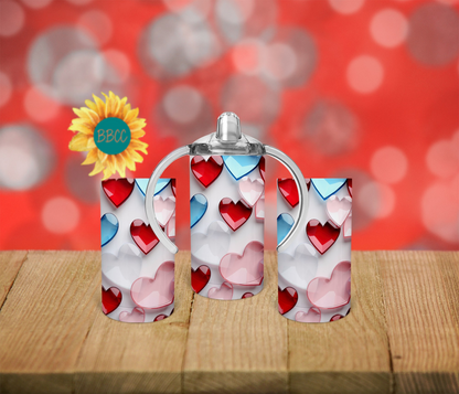 Glass Hearts Tumbler