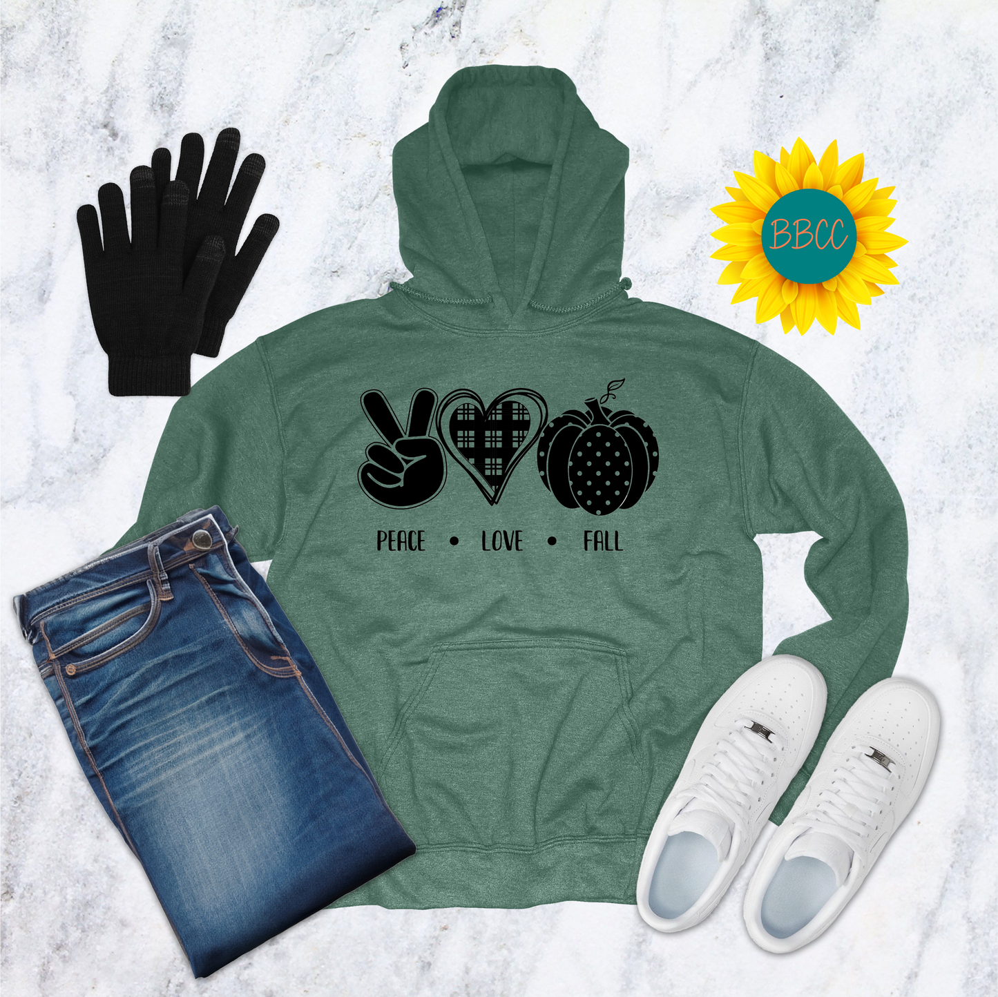 Peace Love Fall Hoodie