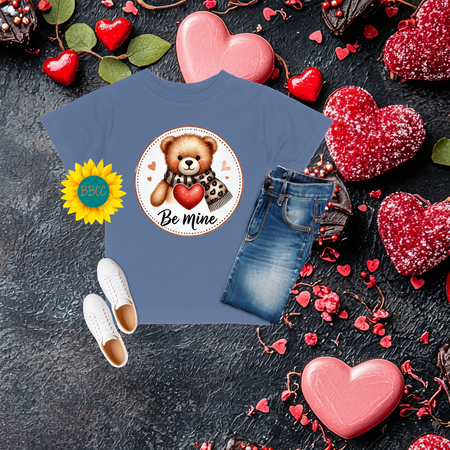 Be Mine Teddy Bear Valentine T-Shirt