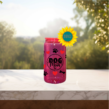 Pet Mom 16oz Stainless Steel or Plastic Tumbler