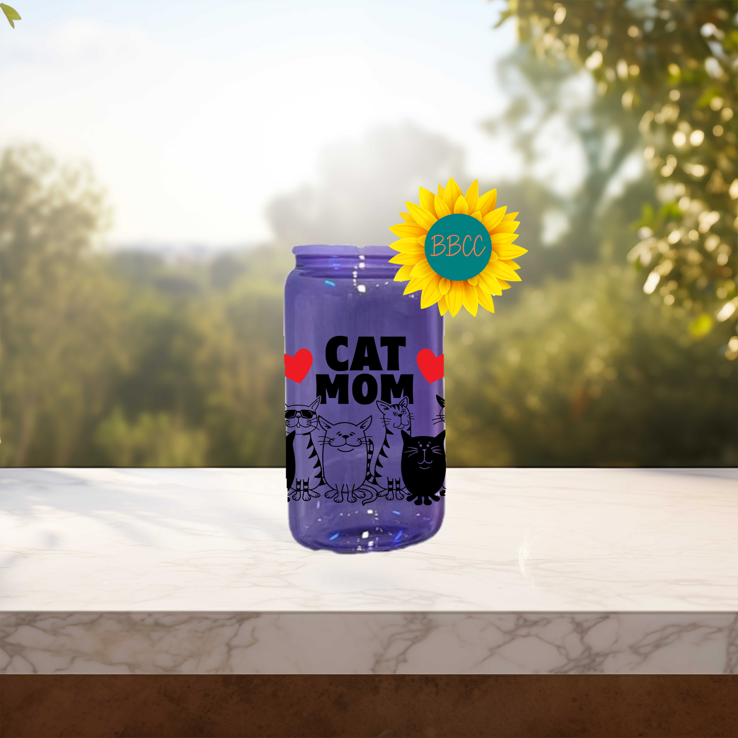 Pet Mom 16oz Stainless Steel or Plastic Tumbler