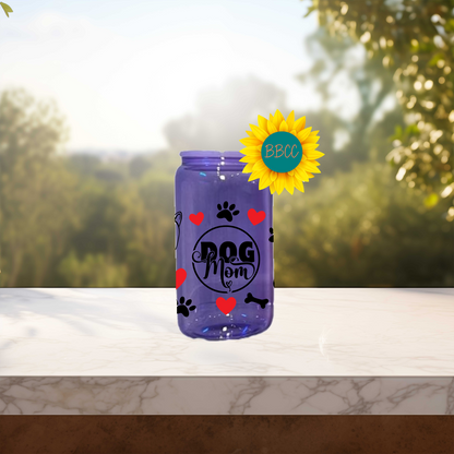 Pet Mom 16oz Stainless Steel or Plastic Tumbler