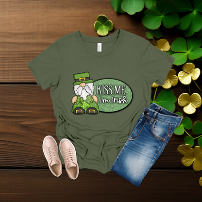 Youth Kiss Me I’m Irish Gnome T-Shirt
